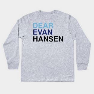 DEAR EVAN HANSEN Kids Long Sleeve T-Shirt